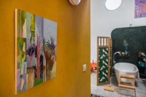 Les photos de l'exposition "Surgissement" à Biarritz avec la céramiste Éliane Monnin et la peintre Juliette June